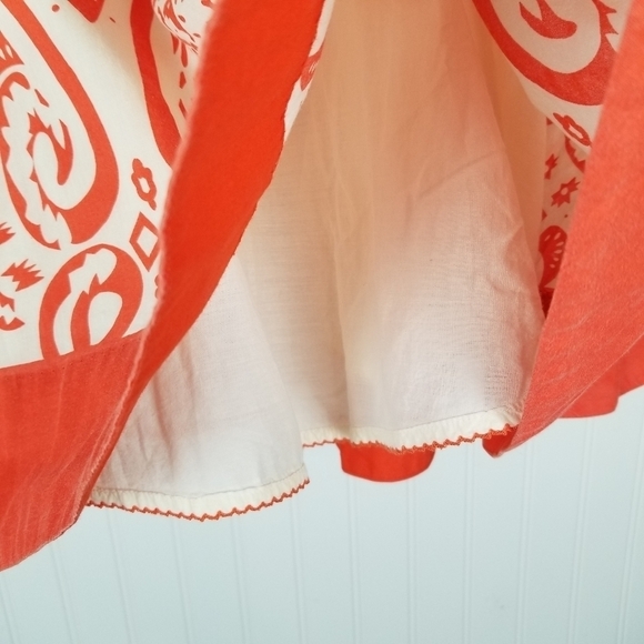 Edme & Esyllte Anthropologie Womens Paisley Wilderness Maze Skirt Size 8 Cotton - Picture 4 of 7